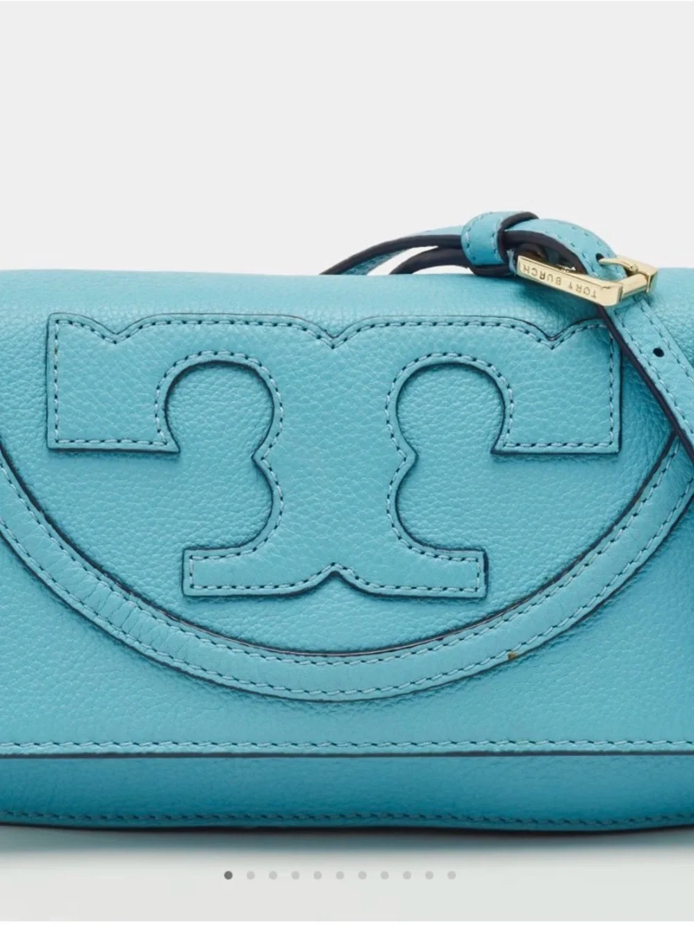 Tory Burch Blue Leather Crossbody Bag - Picture 1 of 8